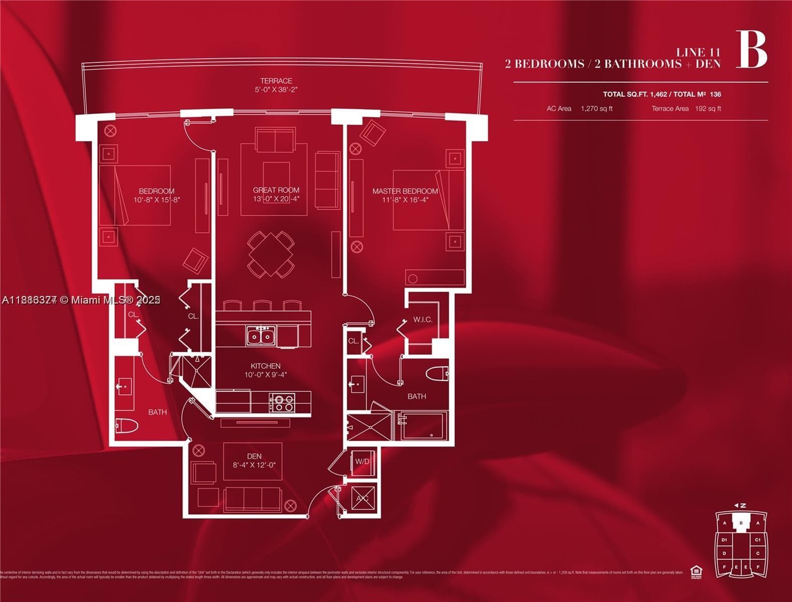 Millecento Unit 3911 condo rented at 1100 S Miami Ave # 3911, Miami FL 33130